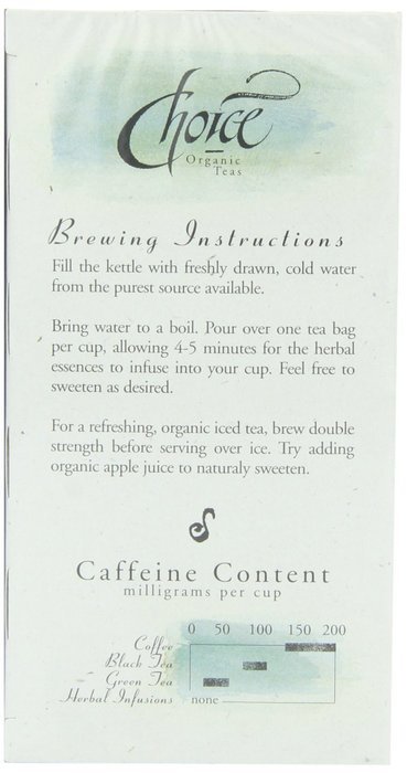 Choice Organic Mango Ceylon Tea with Vanilla, 20 Count Box N21