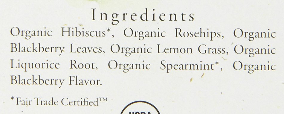 Choice Organic Mango Ceylon Tea with Vanilla, 20 Count Box N34