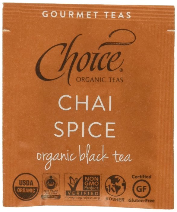 Choice Organic Mango Ceylon Tea with Vanilla, 20 Count Box N51
