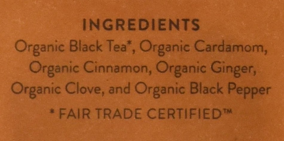Choice Organic Mango Ceylon Tea with Vanilla, 20 Count Box N53