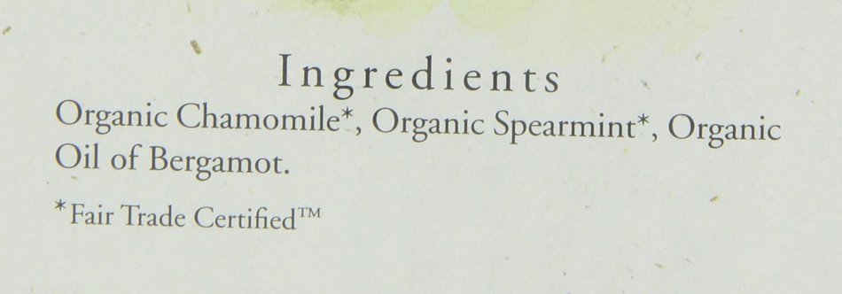 Choice Organic Mango Ceylon Tea with Vanilla, 20 Count Box N74