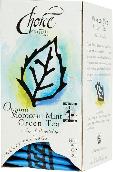Choice Organic Mango Ceylon Tea with Vanilla, 20 Count Box N100
