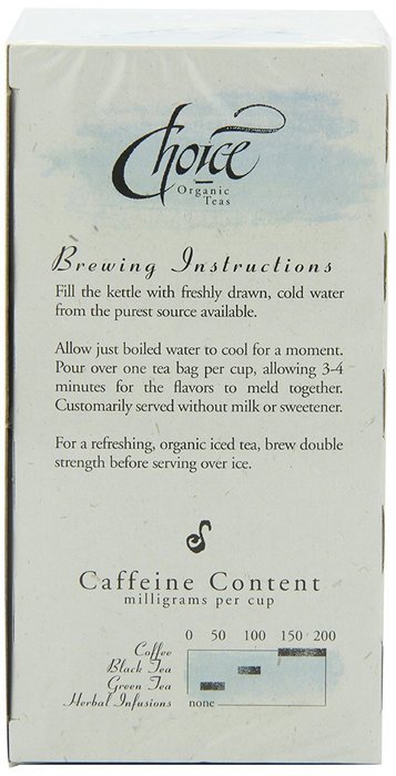 Choice Organic Mango Ceylon Tea with Vanilla, 20 Count Box N101