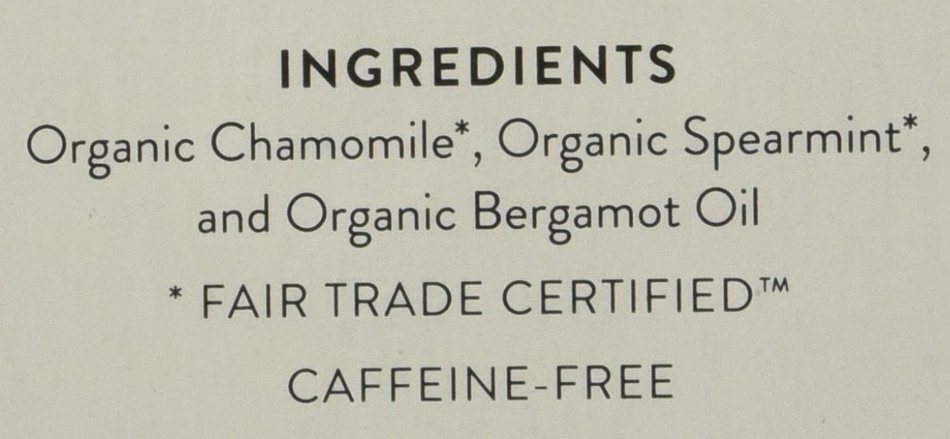 Choice Organic Mango Ceylon Tea with Vanilla, 20 Count Box N111