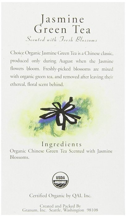 Choice Organic Mango Ceylon Tea with Vanilla, 20 Count Box N113
