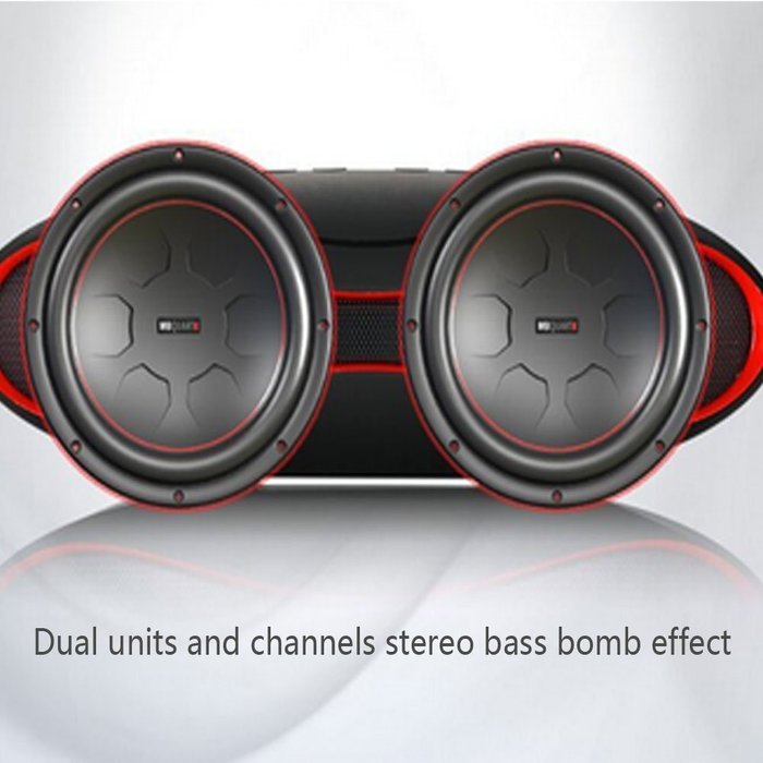 Aolyty Portable Mini Rugby Shape Wireless Bluetooth Speaker with Microphone Support FM & TF Card Music Play Black N4