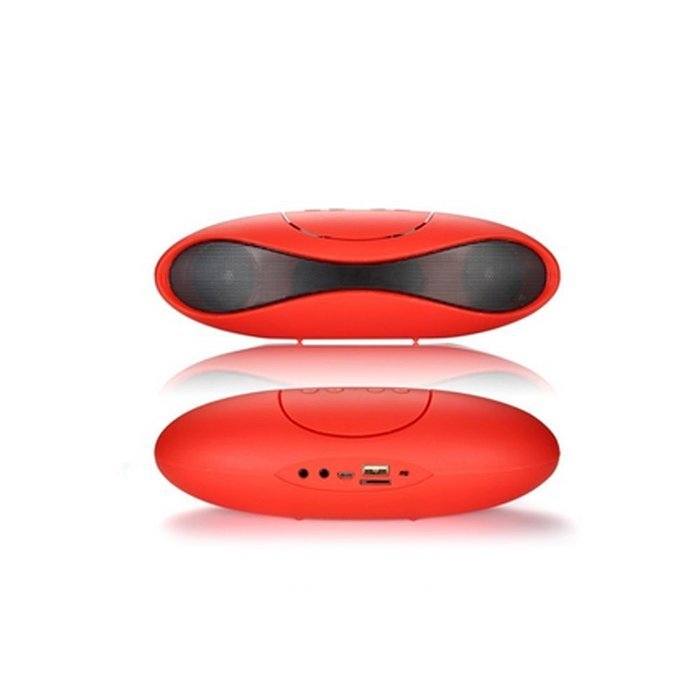 Aolyty Portable Mini Rugby Shape Wireless Bluetooth Speaker with Microphone Support FM & TF Card Music Play Black N9