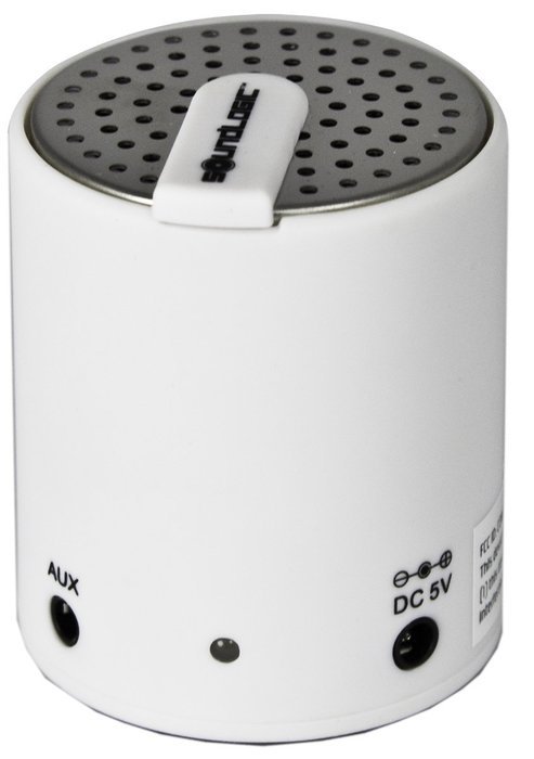 SoundLogic XT Wireless Bluetooth Portable Mini Canister Speaker, White