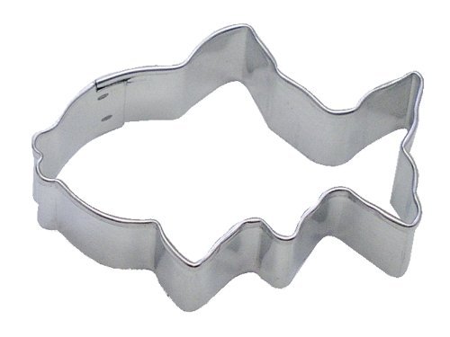R&M Fish 3" Cookie Cutter in Durable, Economical, Tinplated Steel