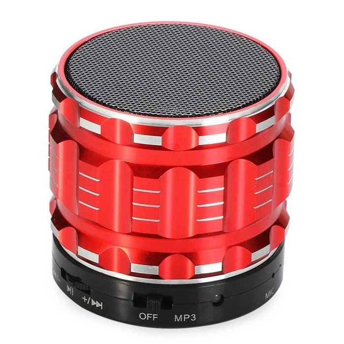 ANRANK BS64790AK Portable Mini Super Bass Stereo Bluetooth Speakers Metal Steel Wireless Audio Player With Mic...