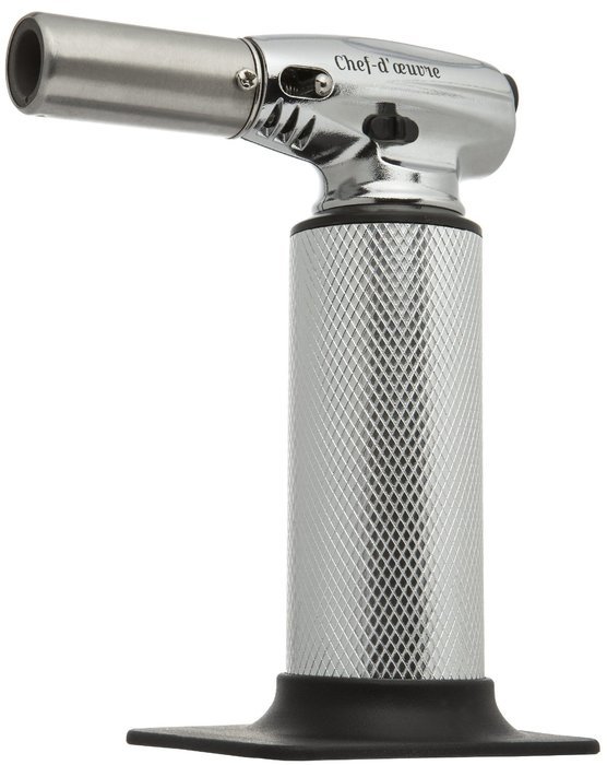 CULINARY CREME BRULEE TORCH - Kitchen Butane Food Torch - Elegant Chef Cooking Torch To Impress Your Guests -...