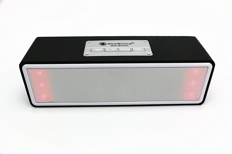 Bluetooth Speakers, Portable Wireless Stereo Speaker with 7 LED Visual Modes and Build-in Microphone Support Hands-free... N2