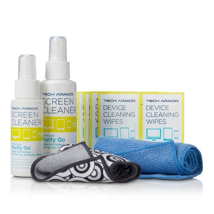 Tech Armor 120 ML Pro Cleaning Kit with ExtraMove Formula and Cleansing Wipes N3