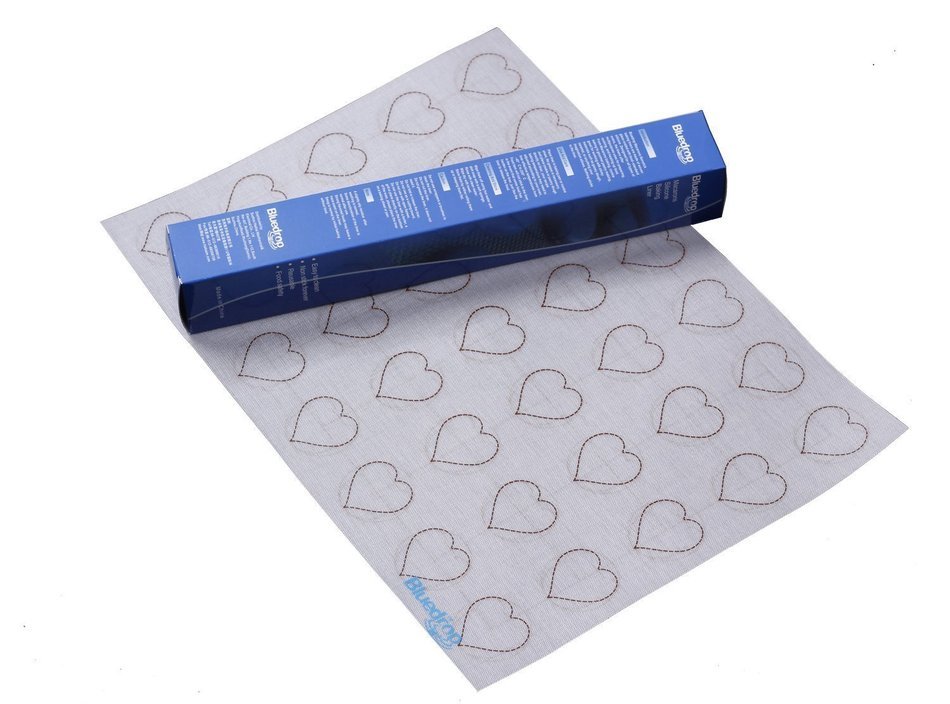 Bluedrop Non-Stick Silicone Baking Mat for Macarons 15.3" X 11.0" White N3