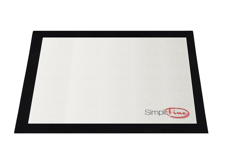 SimpliFine Baking Liner, Reusable Silicone Baking Mat Sheet Professionals Prefer, Best Half Size Heat Resistant...