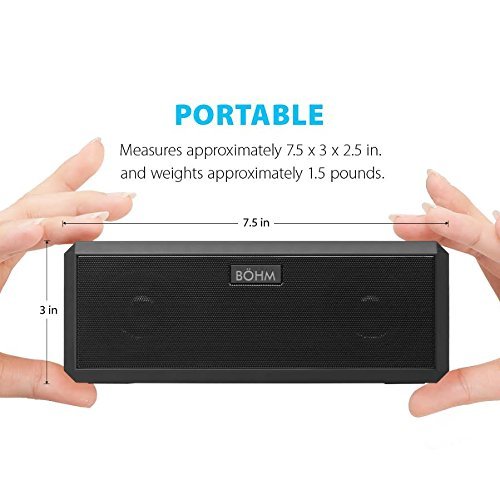 B&Ouml;HM MATE Wireless 4.0 Bluetooth Speaker with 18 Hours of Playtime N3