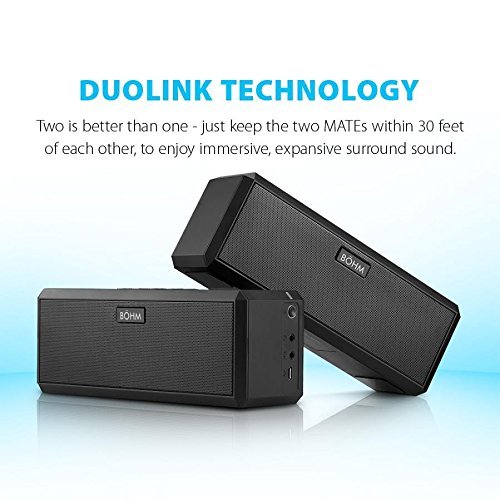 B&Ouml;HM MATE Wireless 4.0 Bluetooth Speaker with 18 Hours of Playtime N4