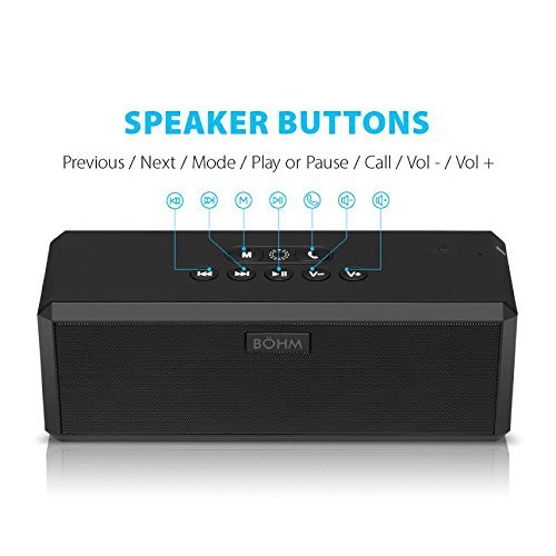 B&Ouml;HM MATE Wireless 4.0 Bluetooth Speaker with 18 Hours of Playtime N6