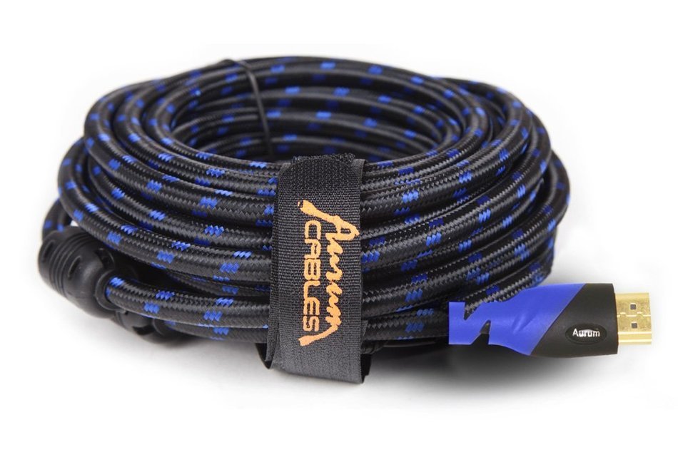 Aurum Ultra Series - High Speed HDMI Cable With Ethernet 20 Ft - Supports 3D & ARC [Latest Version] - 20 Feet N6