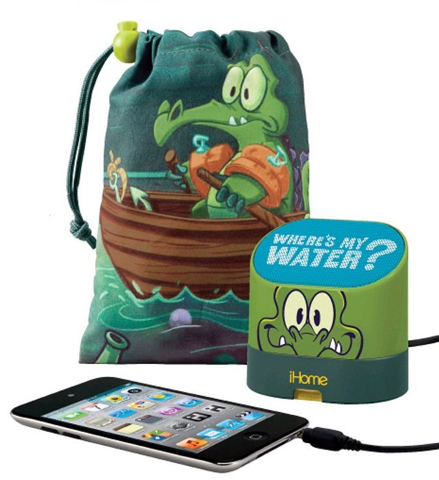 Kermit The Frog Portable Rechargeable Speaker with Carrying Case for MP3 Players/iPhone/iPad, DK-M63 N8