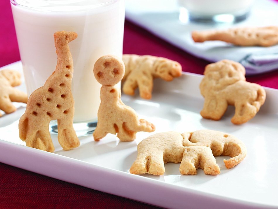 Chicago Metallic 5-Piece Circus Animal Plunger Cookie Cutters Set N2