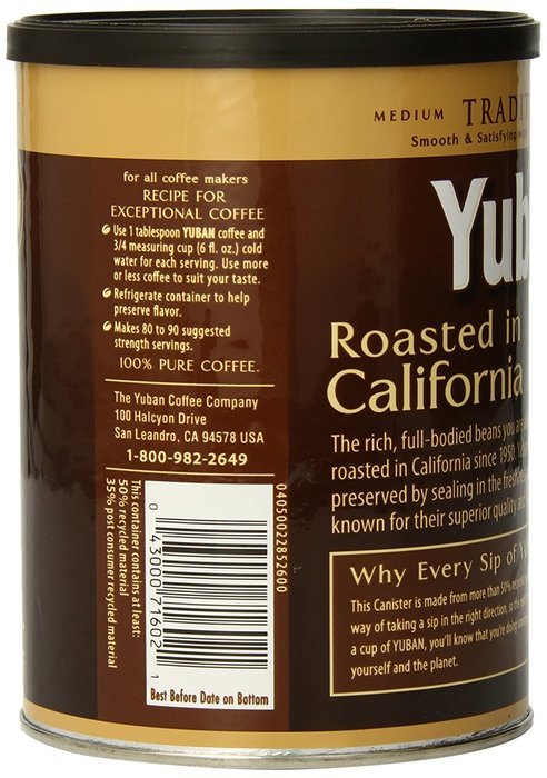 Yuban Traditional Ground Coffee., 12 Ounce N2