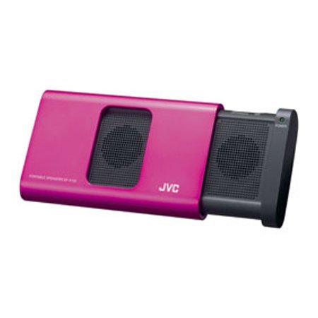 JVC SPA130PN Portable Sliding Speaker for iPod/ iPhone and Laptop - Pink
