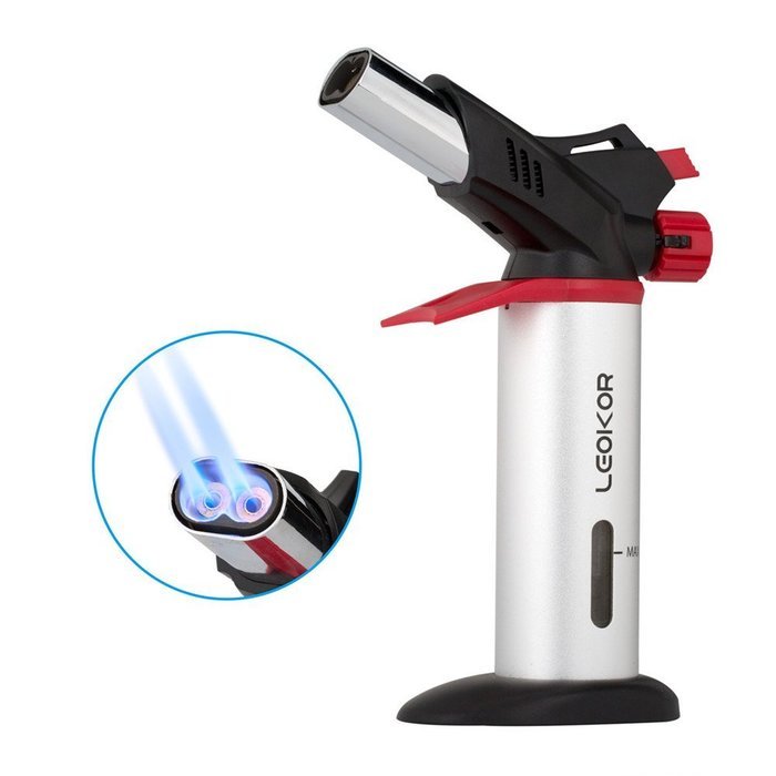 Culinary Torch, LEOKOR Kitchen Torch - Best Creme Brulee Troch - Home Chef Professional Grade Cooking Torch -...