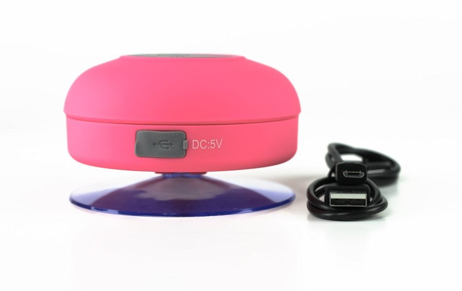 Splash Tunes - Waterproof Bluetooth Wireless Portable Shower Speaker by FRESHeTECH, Blue N12