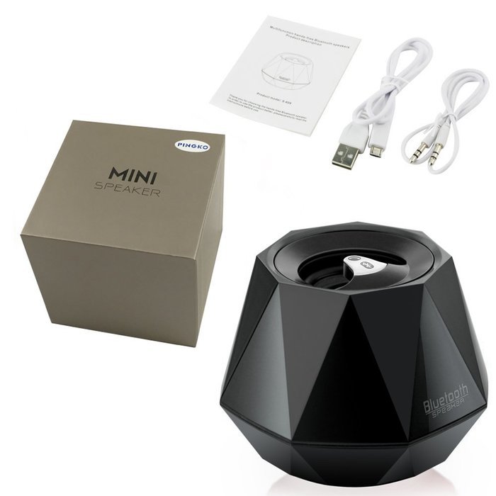 PINGKO Best Portable Built-in Microphone for Hands-Free Phone Call Mini High-end Stereo Diamond Bluetooth Wireless... N6