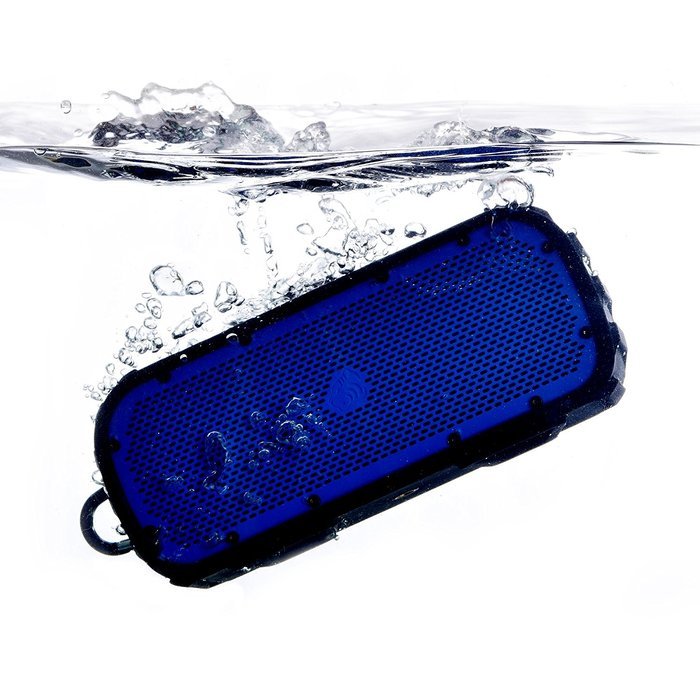 TimoLabs Corbett I S (2nd Gen), Rugged and Waterproof Wireless Bluetooth Speaker (Blue)