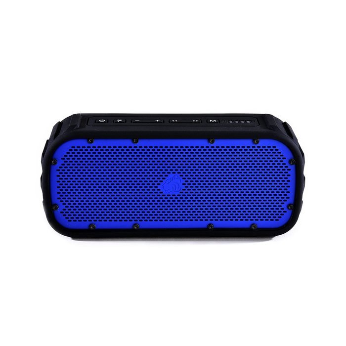 TimoLabs Corbett I S (2nd Gen), Rugged and Waterproof Wireless Bluetooth Speaker (Blue) N3