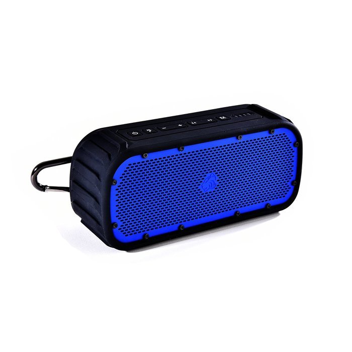 TimoLabs Corbett I S (2nd Gen), Rugged and Waterproof Wireless Bluetooth Speaker (Blue) N4