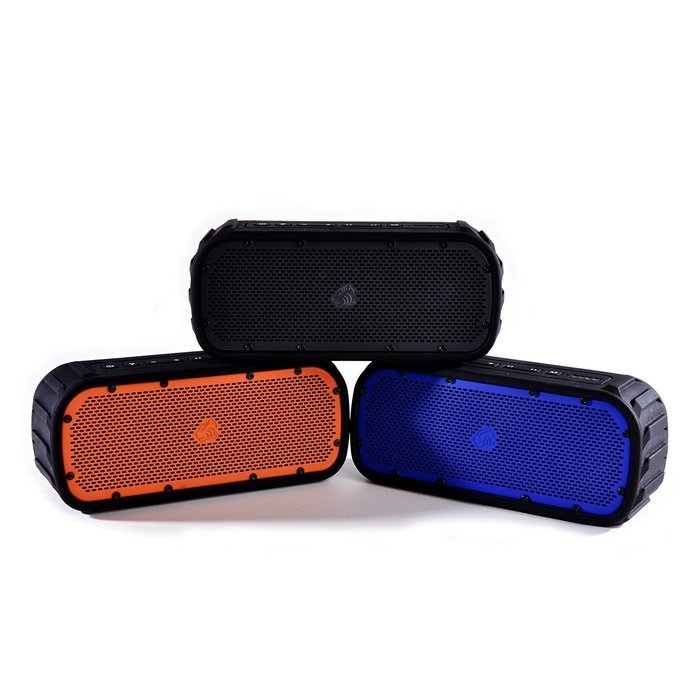 TimoLabs Corbett I S (2nd Gen), Rugged and Waterproof Wireless Bluetooth Speaker (Blue) N8