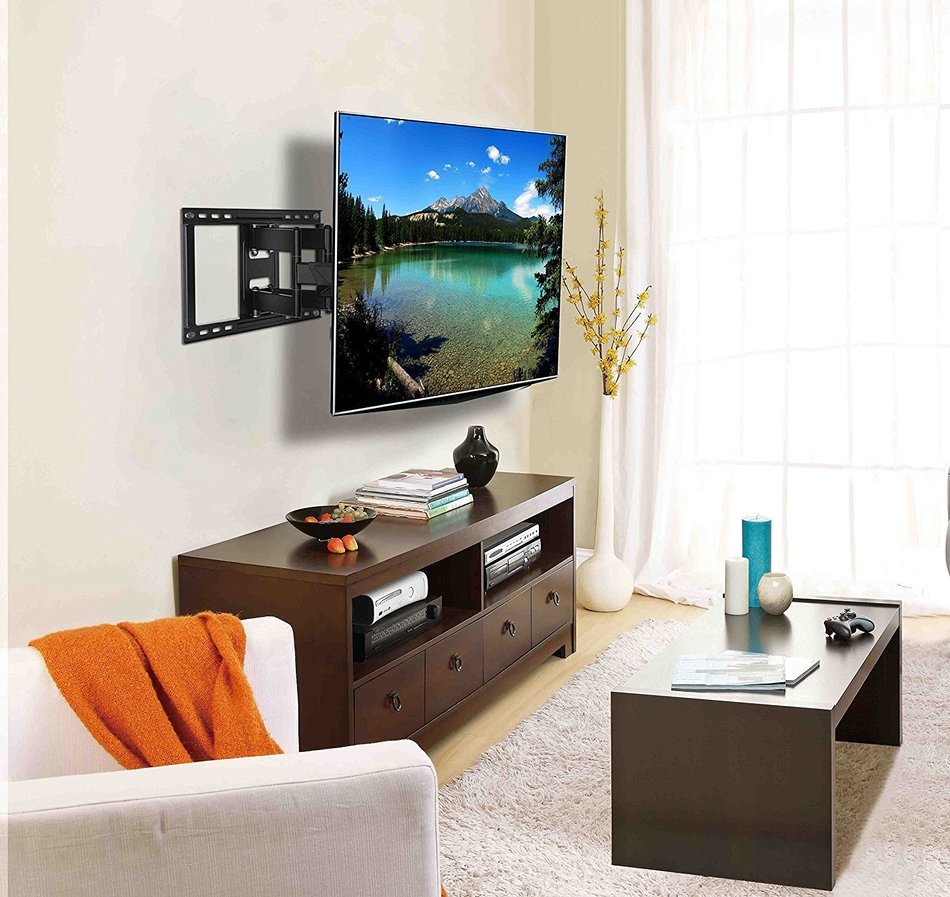 Mounting Dream MD2298 Premium TV Wall Mount Bracket with Full Motion Articulating Arm (18.5" Extension) for most... N2