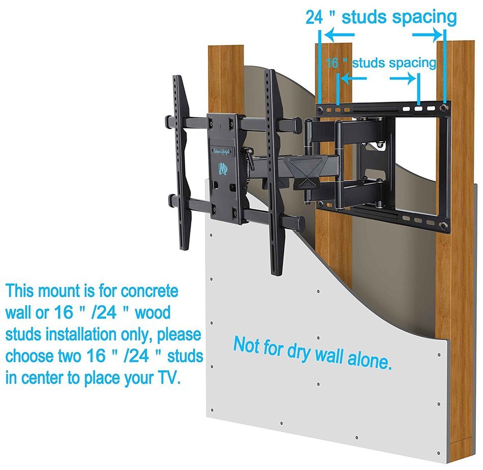 Mounting Dream MD2298 Premium TV Wall Mount Bracket with Full Motion Articulating Arm (18.5" Extension) for most... N6