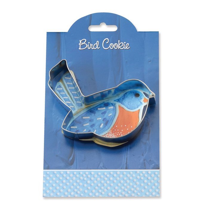 Bird Cookie and Fondant Cutter - Ann Clark - 4.1 Inches - US Tin Plated Steel