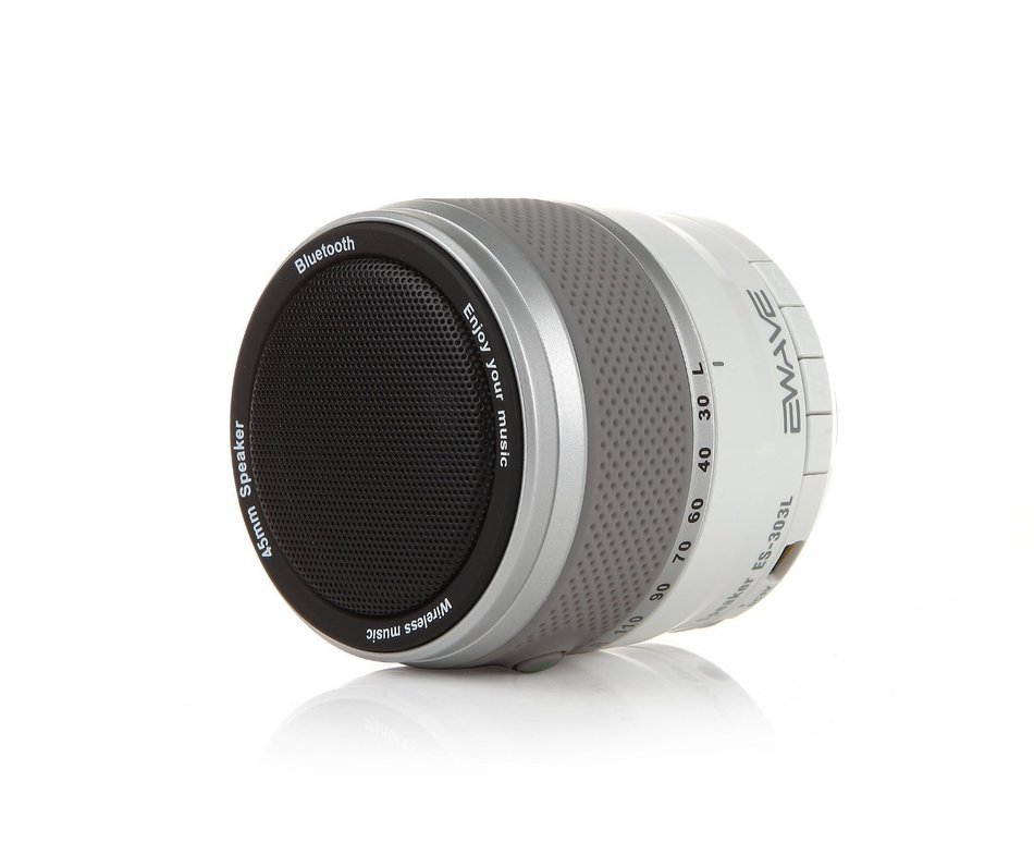 Ewave ES-303L Bluetooth Portable Speaker with FM Radio White N4