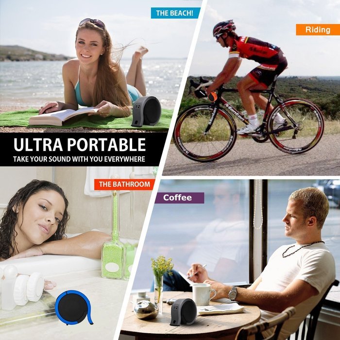 Premium Mini Bluetooth Speaker Portable by BOOMER VIVI Loud Voice With Subwoofer, Up To 8 hrs, Pocket Size For... N5