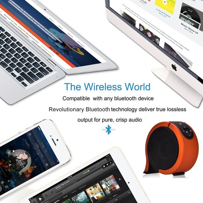 Premium Mini Bluetooth Speaker Portable by BOOMER VIVI Loud Voice With Subwoofer, Up To 8 hrs, Pocket Size For... N14