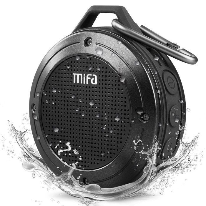 MIFA F10 IP56 dust proof and IPX6 waterproof Outdoor Bluetooth 4.0 Speaker Gray Color