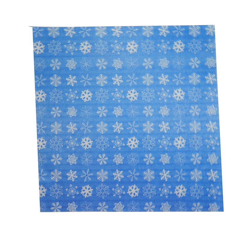 Regency Wraps RW376SNFK-D-50 Treat Sheets, Festive Snowflake Pattern, Set of 50 Liners