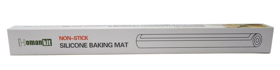 Homankit Silicone Baking Mat for Macarons 63 Circles Black 15-3/4" x 23-5/8" N7