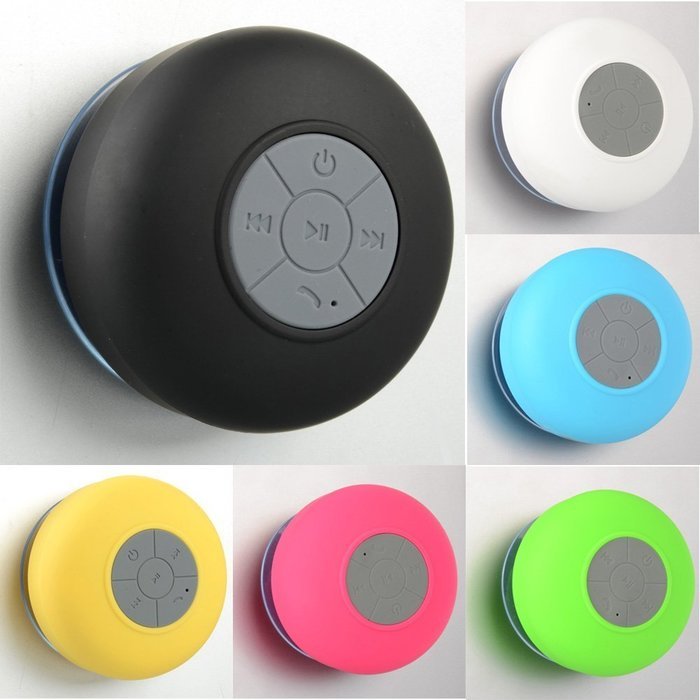Sinduc Mini Bluetooth Speaker Waterproof Wireless Handsfree for Car Shower Home Mic Blue N5