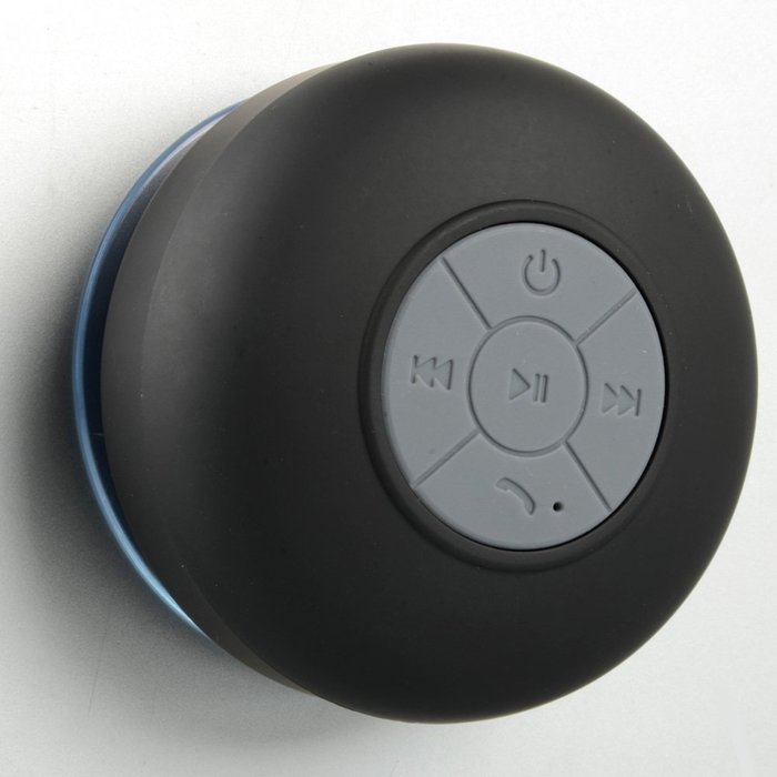 Sinduc Mini Bluetooth Speaker Waterproof Wireless Handsfree for Car Shower Home Mic Blue N12
