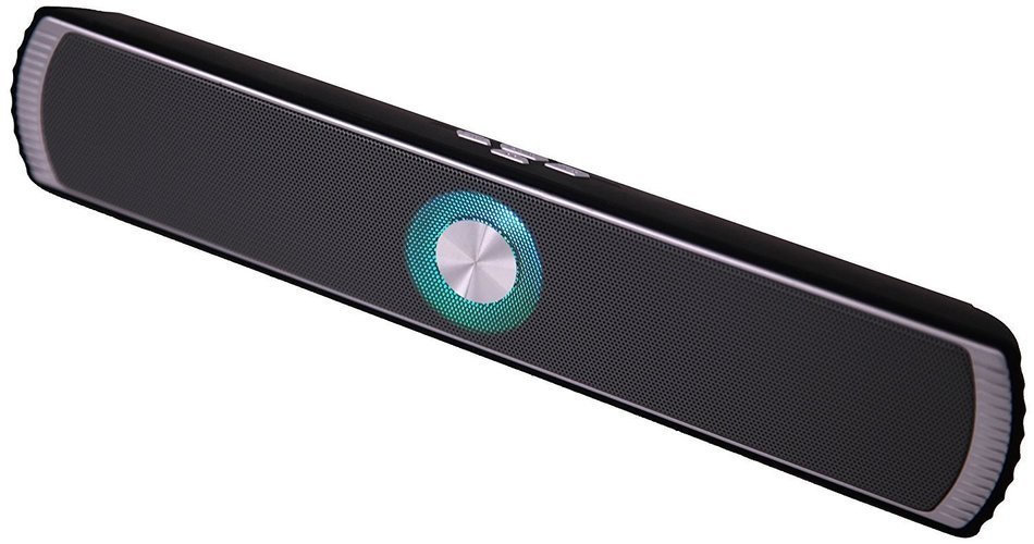 ESECK Portable Wireless Bar Speaker With Enchanced Bass,Corlor LED,MutiFunction,Memory Card,FM Mode,Working with... N3