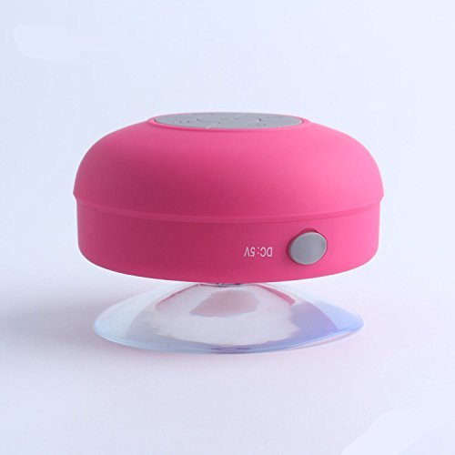 J-DEAL&reg; Hd Water Resistant Bluetooth 3.0 Shower Speaker Handsfree Portable Speakerphone with Built-in Mic, 6hrs... N7