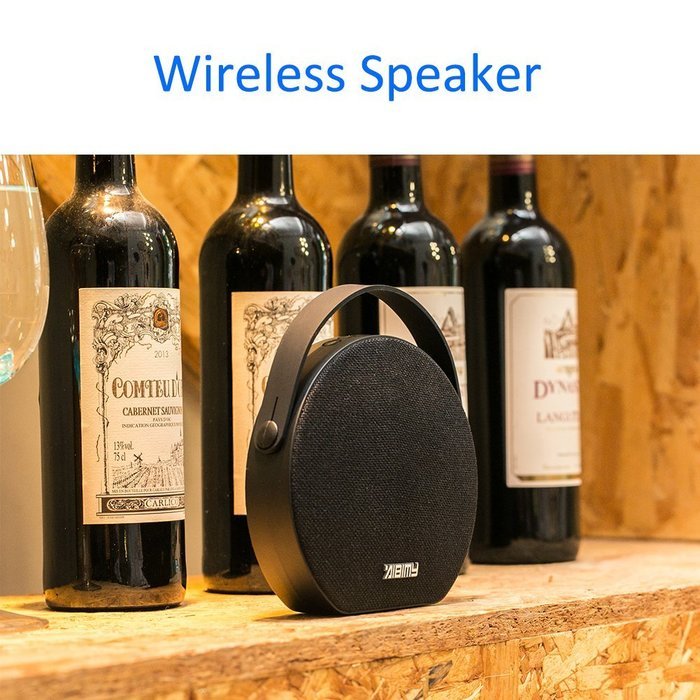 Homkm Portable Wireless Speakers 2000mAh Battery Capacity Working 8-10 hours Stereo Pairing Durable Design for... N19