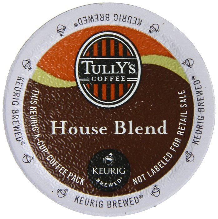 Tully's Coffee, House Blend, K-Cup for Keurig K-Cup Brewers (MEDIUM ROAST COFFEE-EXTRA BOLD) (Pack of 96) N11