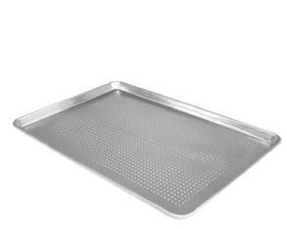 ALUMINUM SHEET PANS BAKING MULTIPLE SIZES (18" X 13" HALF SIZE PAN PERFORATED)